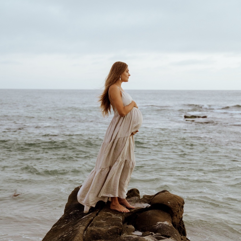 Long AUS Linen Beach Dress